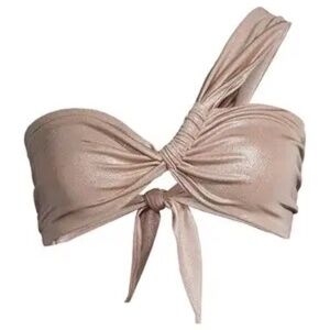 NWT SARA CRISTINA  Narcissus Shimmer Bikini Top - Small